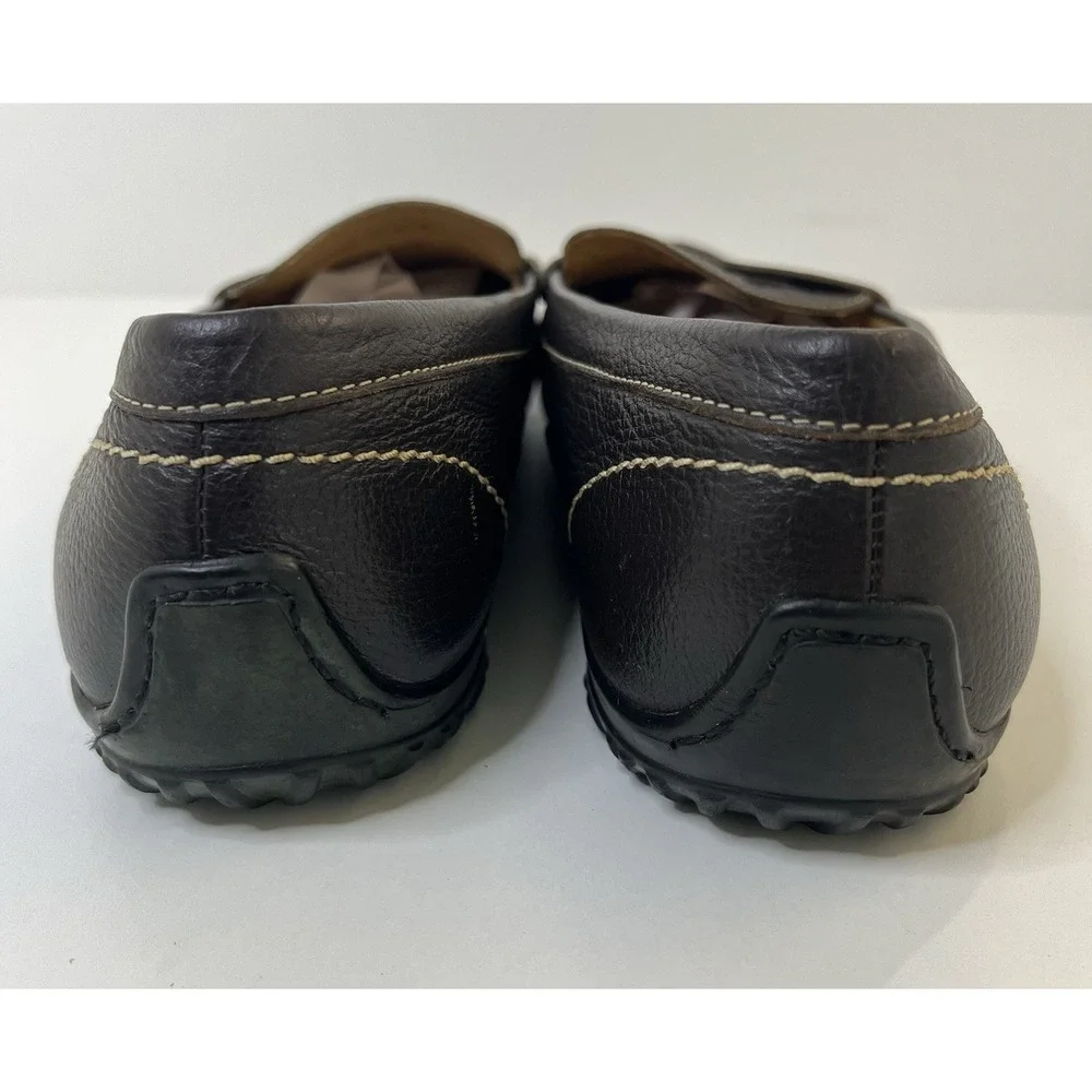9 1/2 M Martin Dingman Driver Loafer Moccasin Bill Leather Penny Loafer Brazil